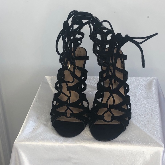 ALDO Goude Sandal Black Suede - Picture 2 of 5